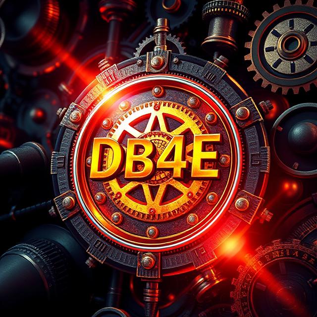 Db4E Steampunk Logo